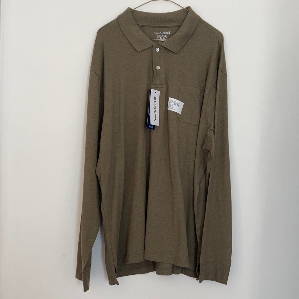 Saddlebred XL Men’s Long Sleeve Quarter Button Up